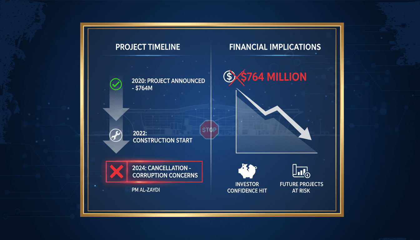 Iraq cancels $764 million airport redevelopment project amid corruption concerns