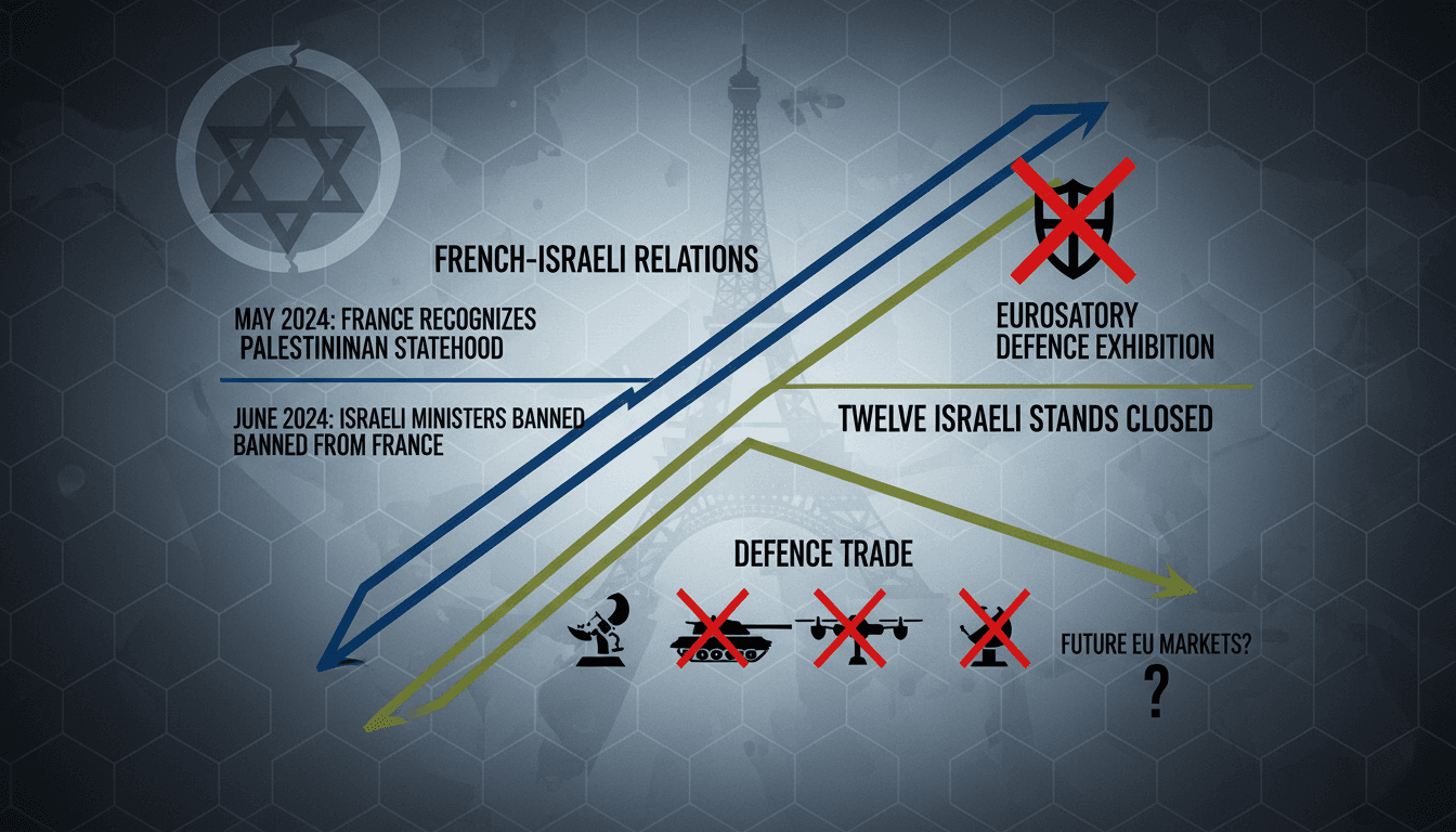 Closure of Israeli stands at Eurosatory defense exhibition in France