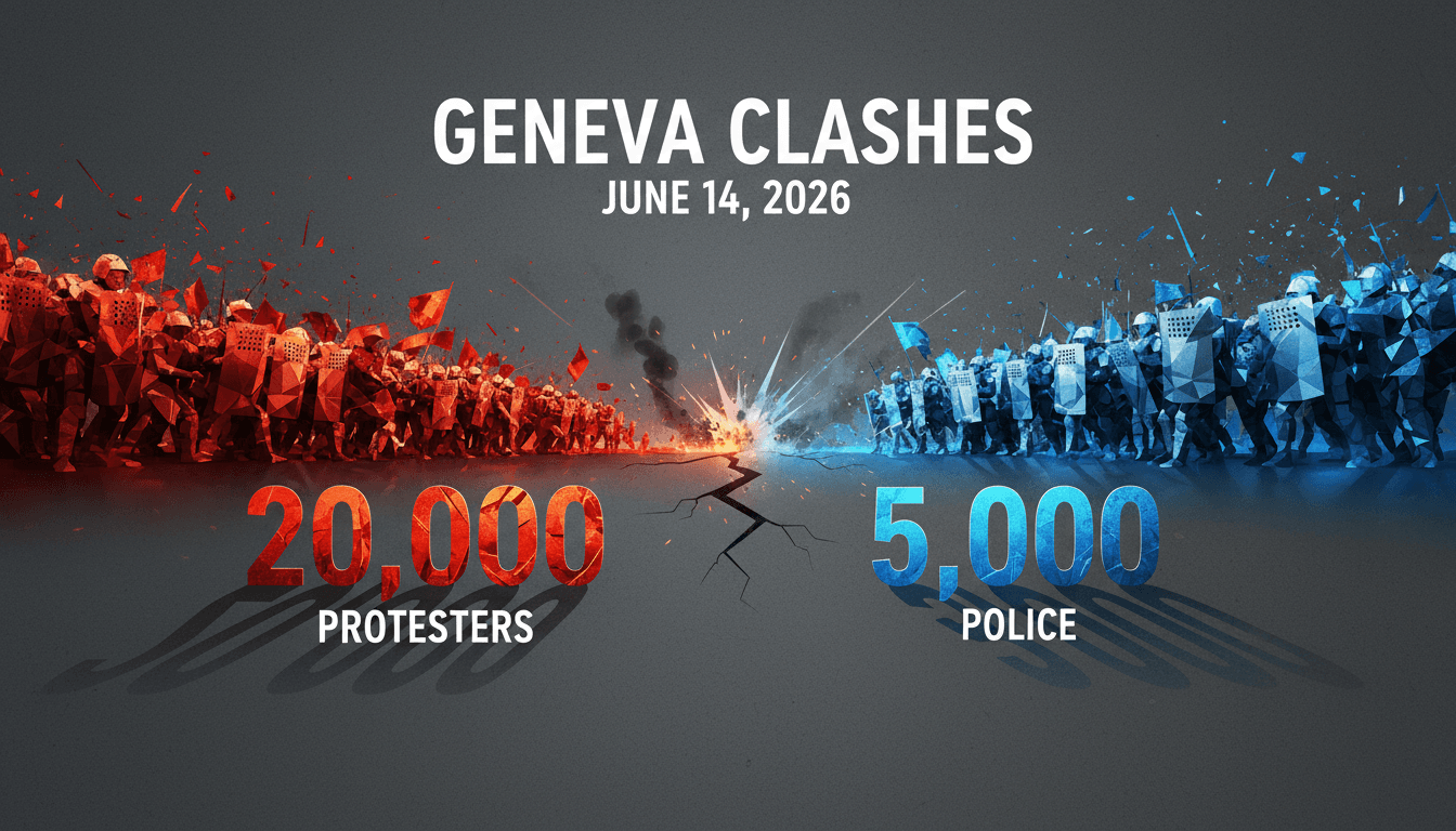 Violent Clashes Erupt Between Police and Anti-G7 Protesters in Geneva