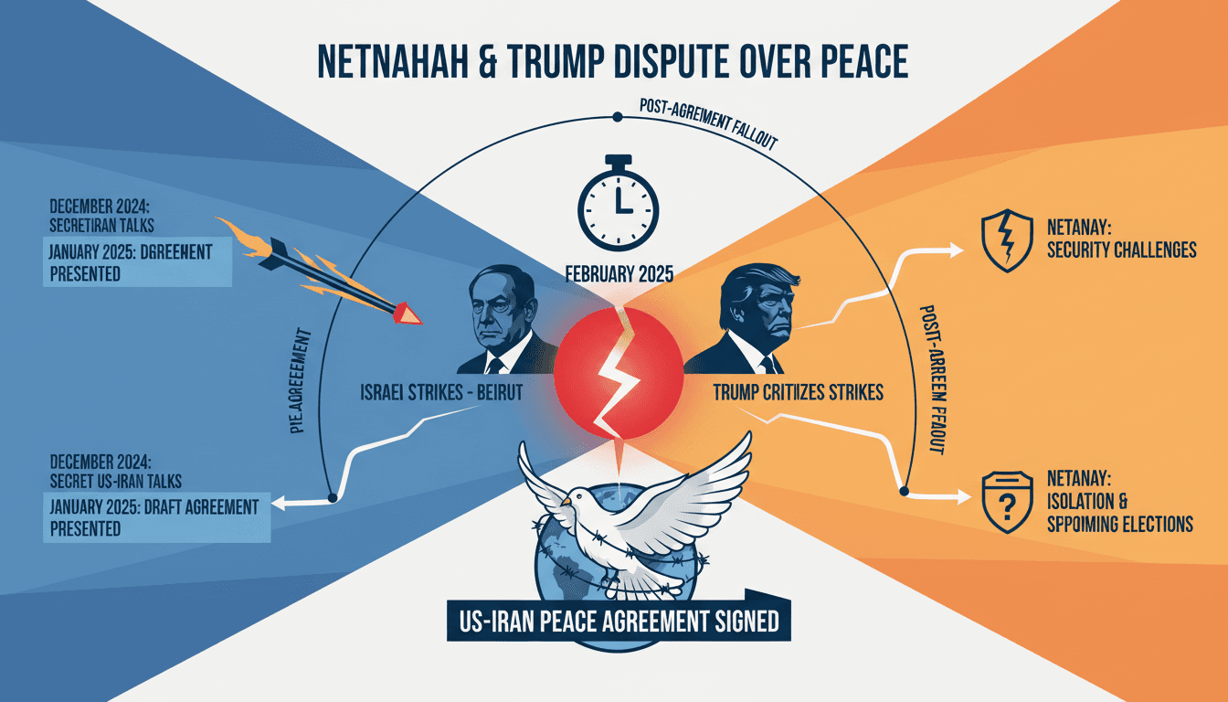 Netanyahu and Trump Dispute Over US-Iran Peace Agreement Following Israeli Strikes