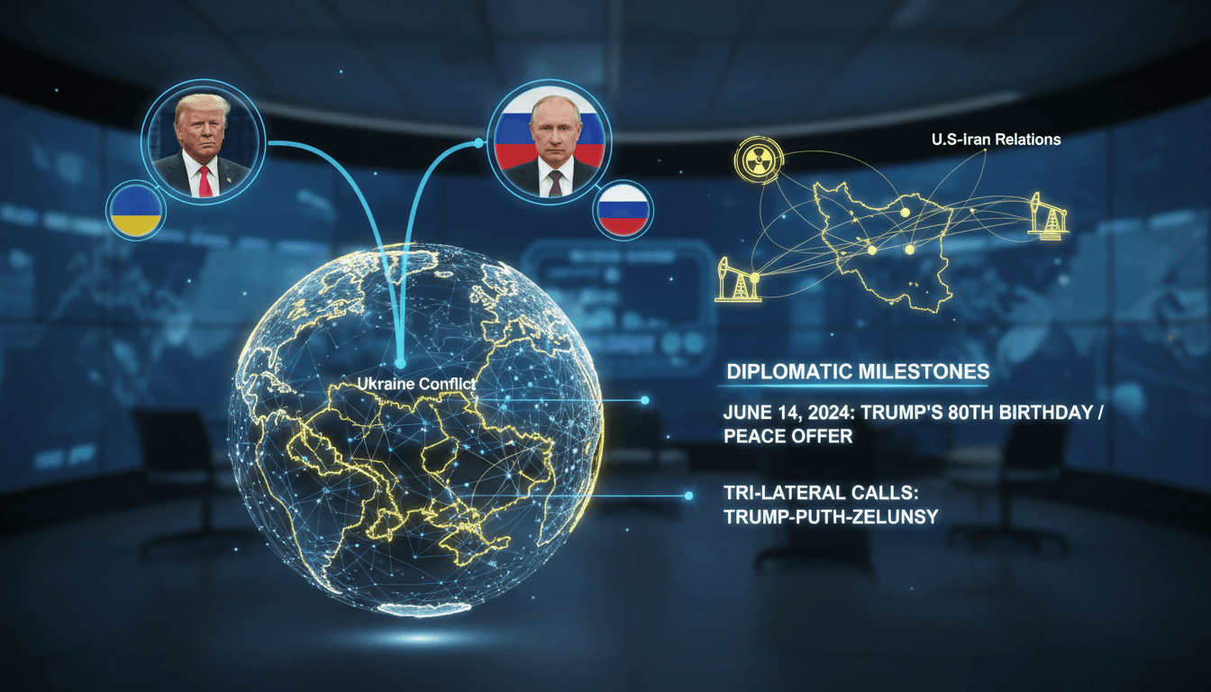 Trump Engages in Diplomatic Calls with Putin and Zelensky on Ukraine Conflict
