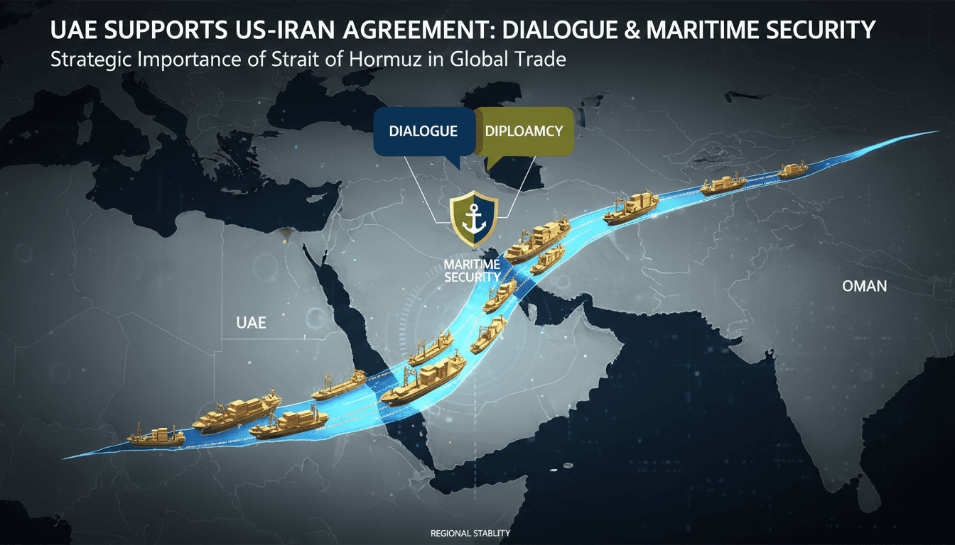 UAE Supports US-Iran Agreement Emphasizing Dialogue and Maritime Security