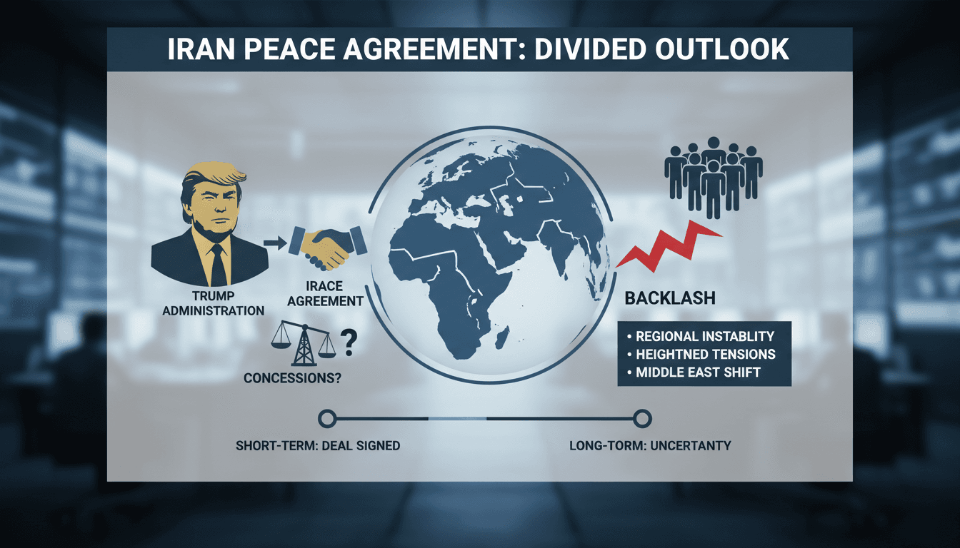 A visual representation of the Iran deal's implications for U.S. foreign policy and regional stability.
