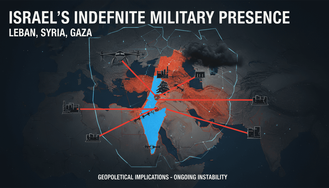 Israel Announces Indefinite Military Presence in Lebanon, Syria, and Gaza