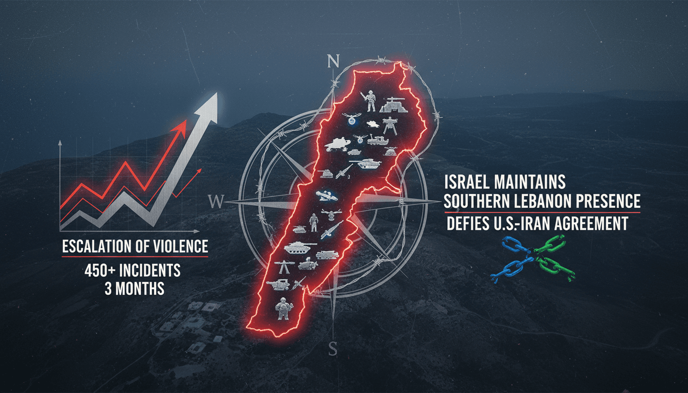 Israeli troops in southern Lebanon amidst rising tensions
