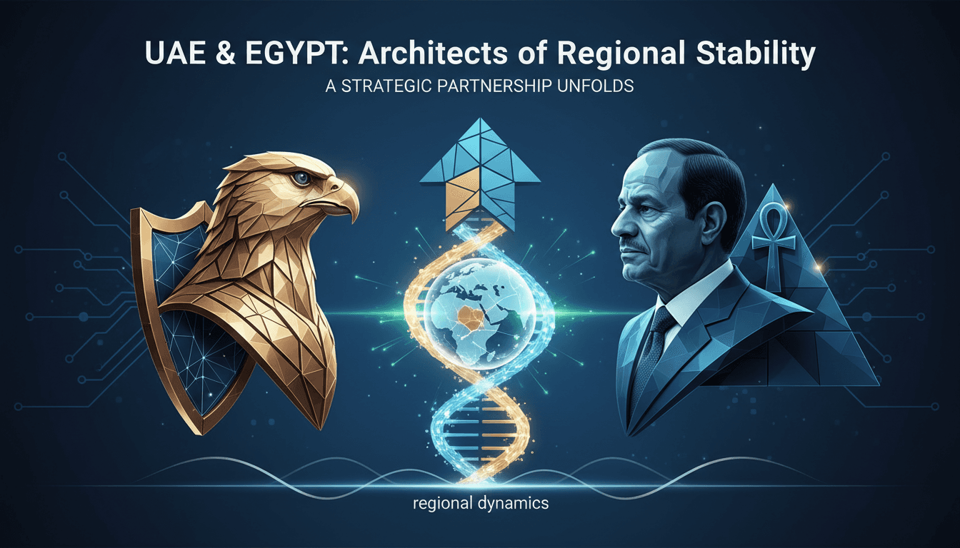 UAE and Egypt presidents meeting to discuss regional security and cooperation.