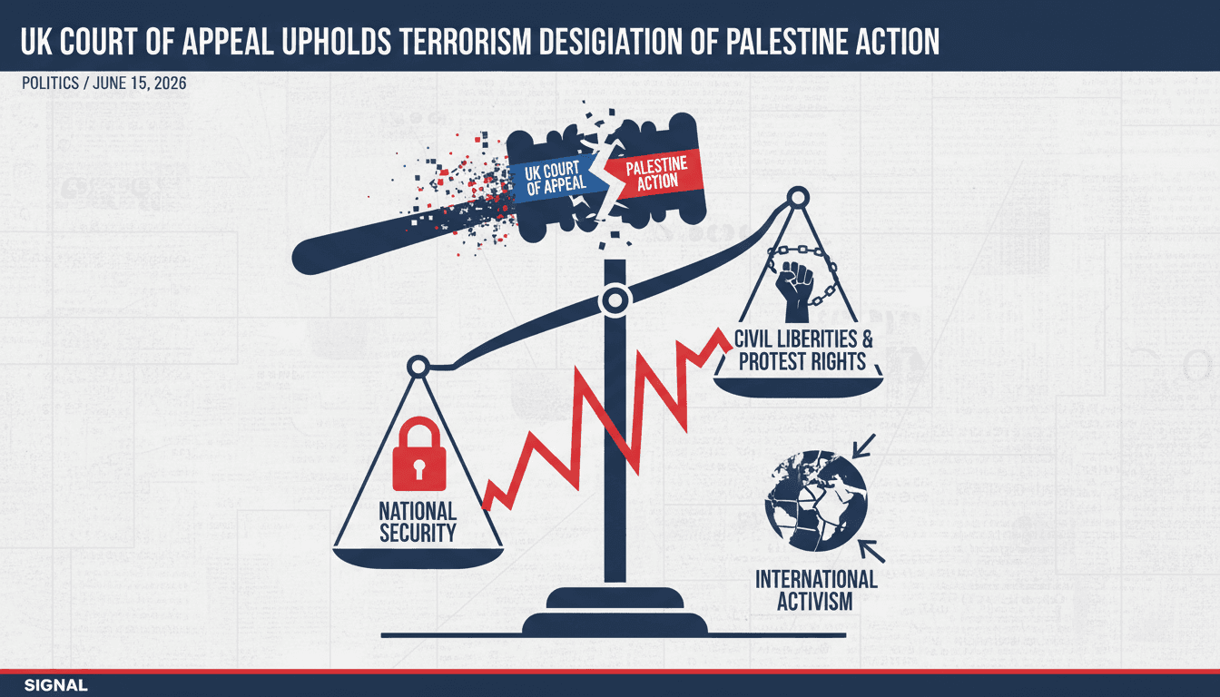 UK Court of Appeal Upholds Terrorism Designation of Palestine Action