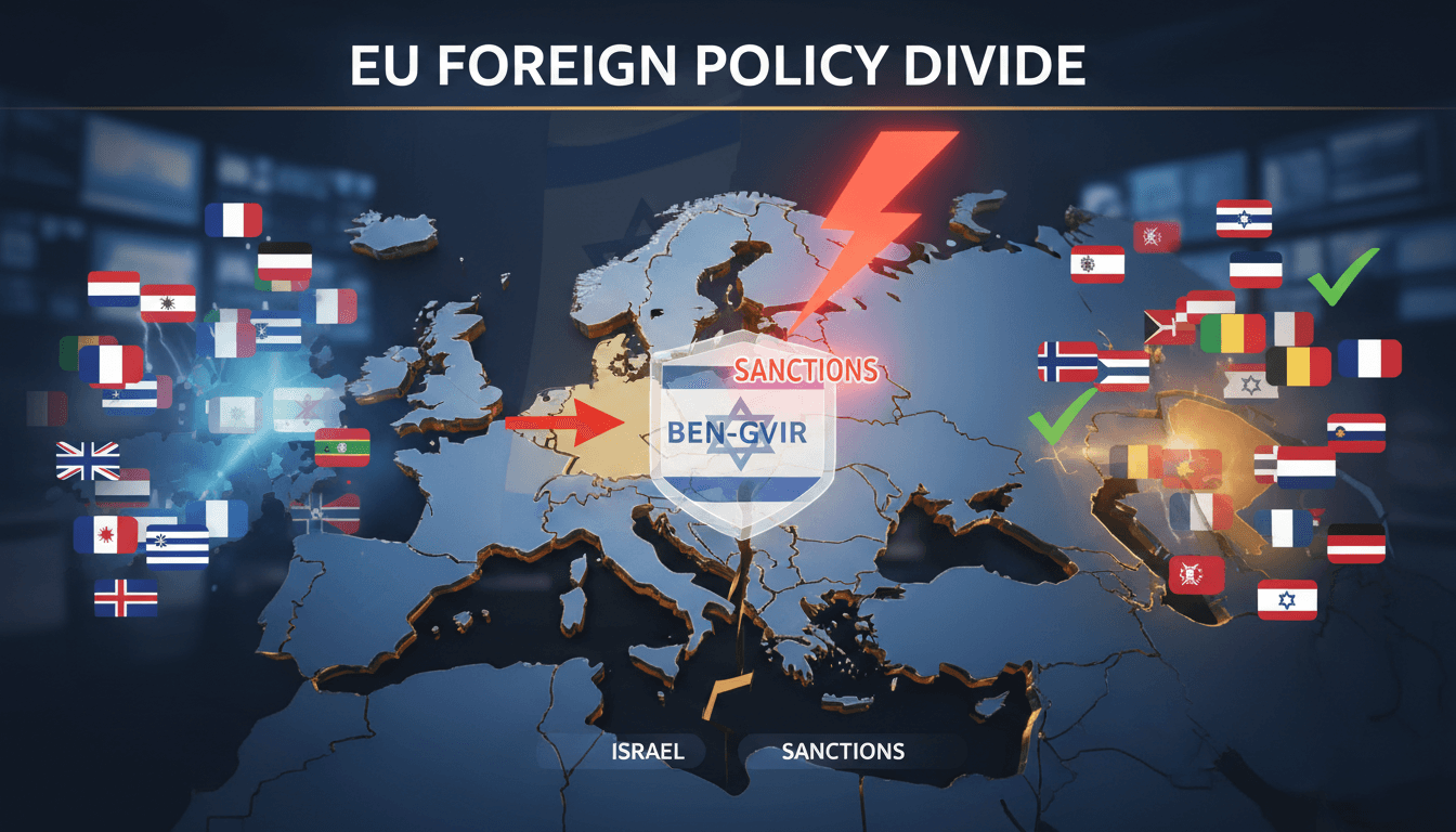 EU Fails to Reach Consensus on Sanctions Against Israeli Minister Ben-Gvir