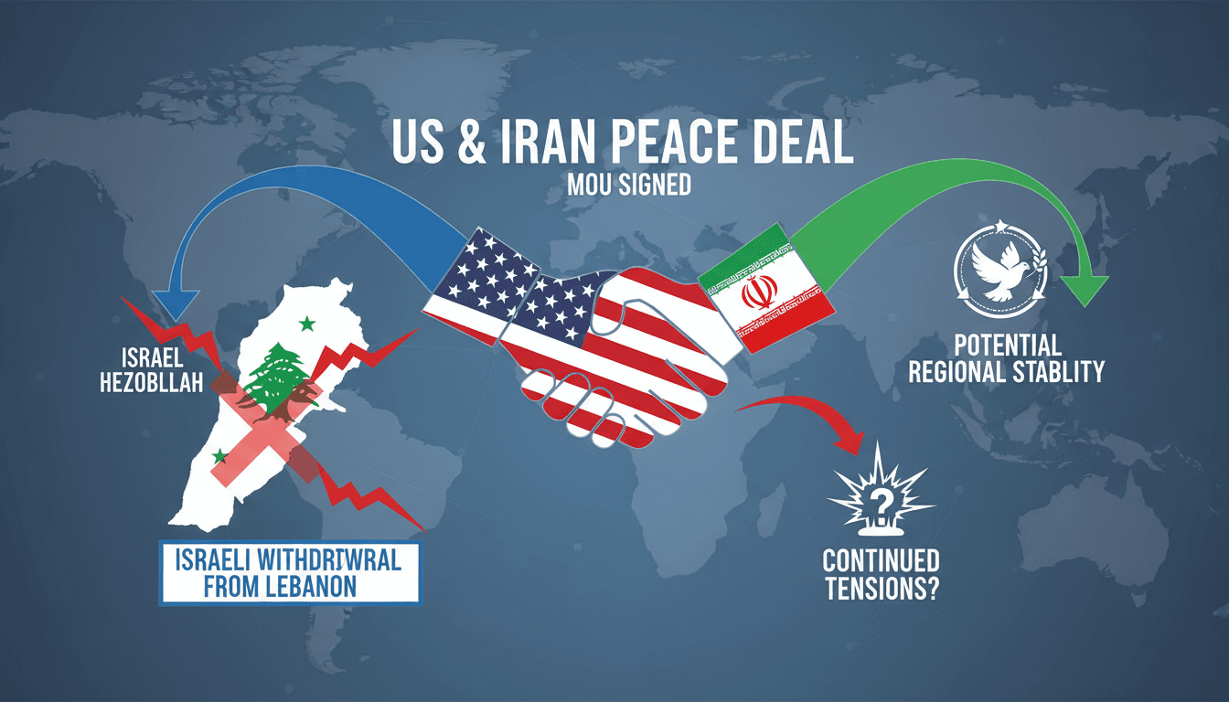 US and Iran Sign Peace Deal Requiring Israeli Withdrawal from Lebanon