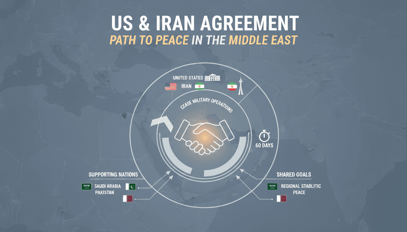 US and Iran reach agreement to cease military operations and initiate negotiations