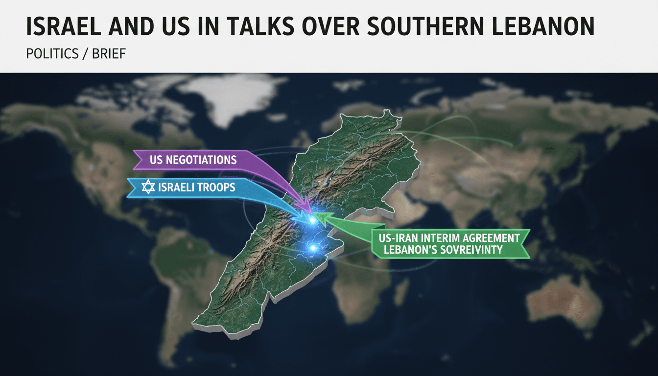 Map showing Israel's troop deployment and geopolitical context in southern Lebanon