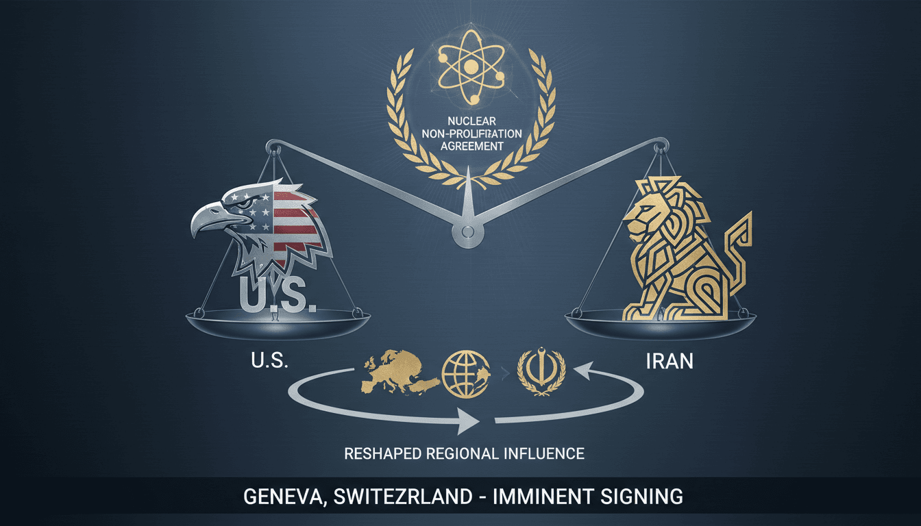 U.S. and Iran advance nuclear non-proliferation agreement with imminent signing in Switzerland