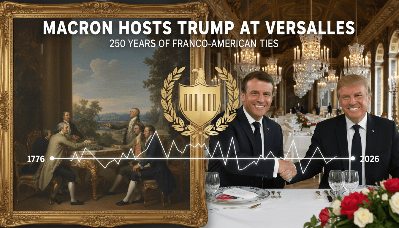 Macron Hosts Trump at Versailles Dinner Following G7 Summit