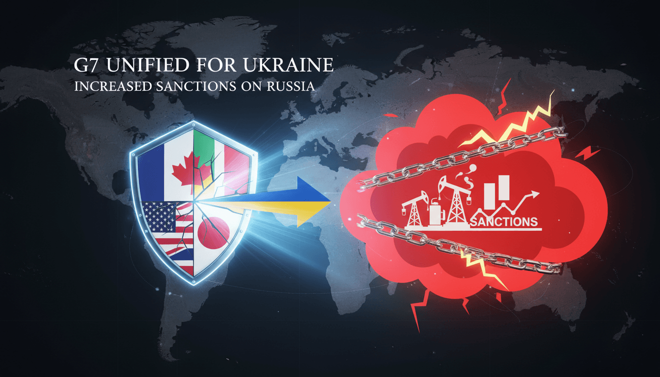 G7 summit concludes with unified support for Ukraine and increased sanctions on Russia