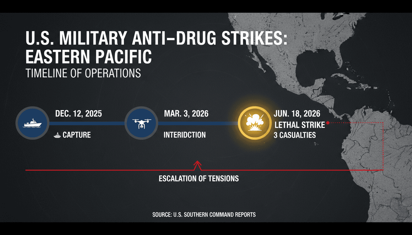 U.S. military operation against drug smuggling in the Eastern Pacific