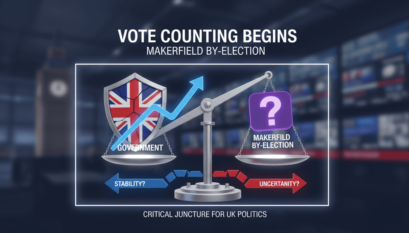 Vote counting begins in pivotal Makerfield by-election in the UK
