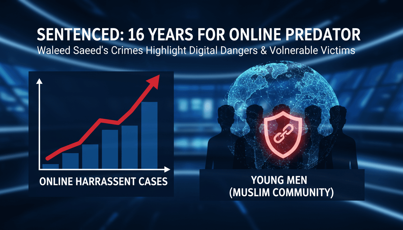 Waleed Saeed sentenced for online sexual assault and blackmail
