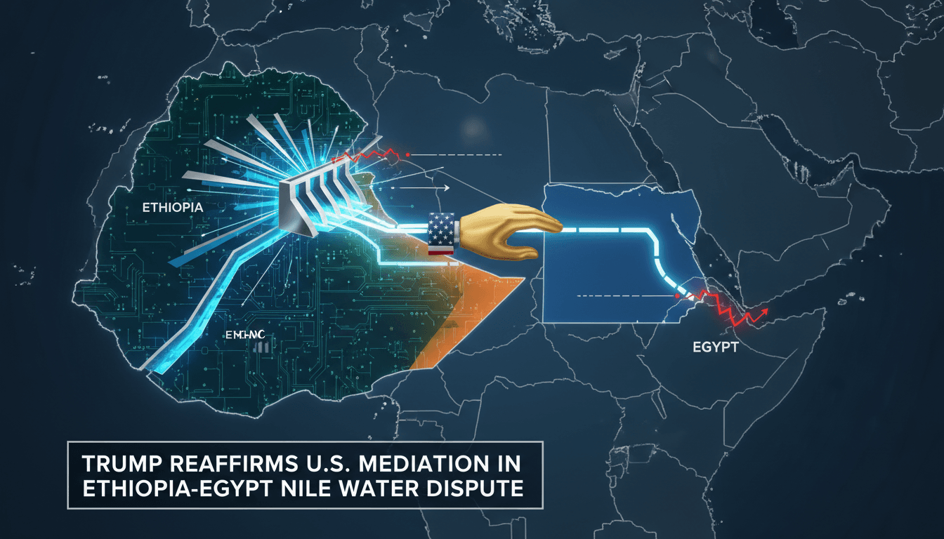 Trump Reaffirms U.S. Mediation in Ethiopia-Egypt Nile Water Dispute