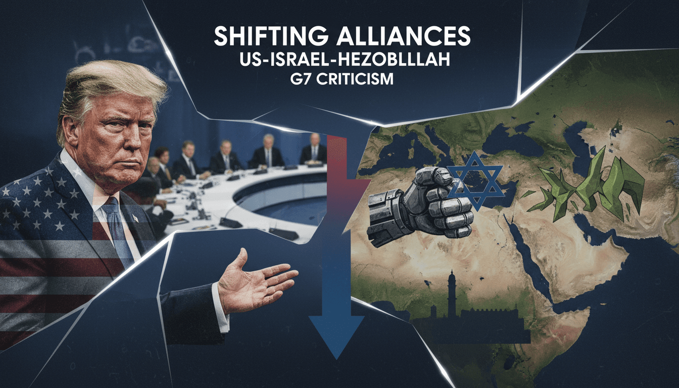 Trump Criticizes Israel's Military Actions Against Hezbollah at G7 Summit