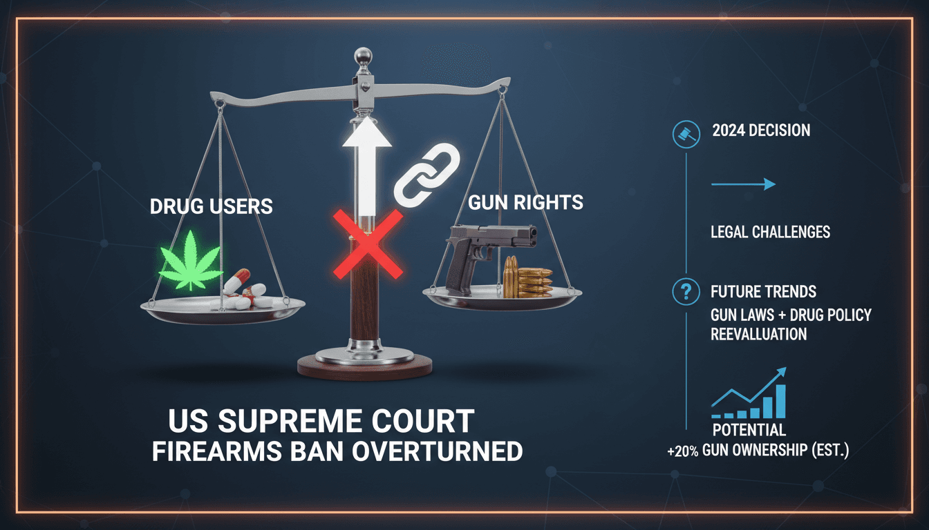 US Supreme Court Rules Drug Users Retain Right to Own Firearms