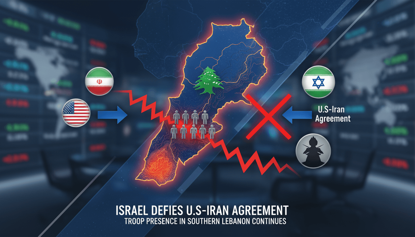Israel to Maintain Troop Presence in Southern Lebanon Defying U.S.-Iran Agreement