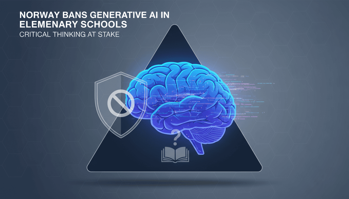 Norway's educational policy on generative AI in schools