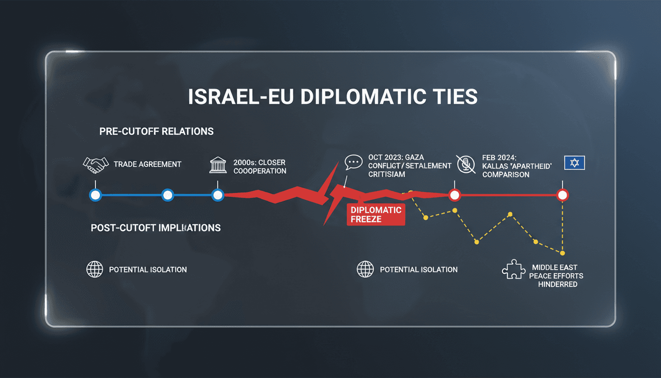 Israel Cuts Diplomatic Ties with EU Foreign Policy Chief Over Apartheid Comparison