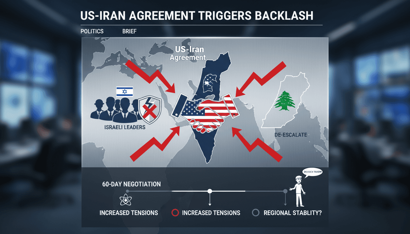 US-Iran Agreement Triggers Backlash from Israeli Leaders
