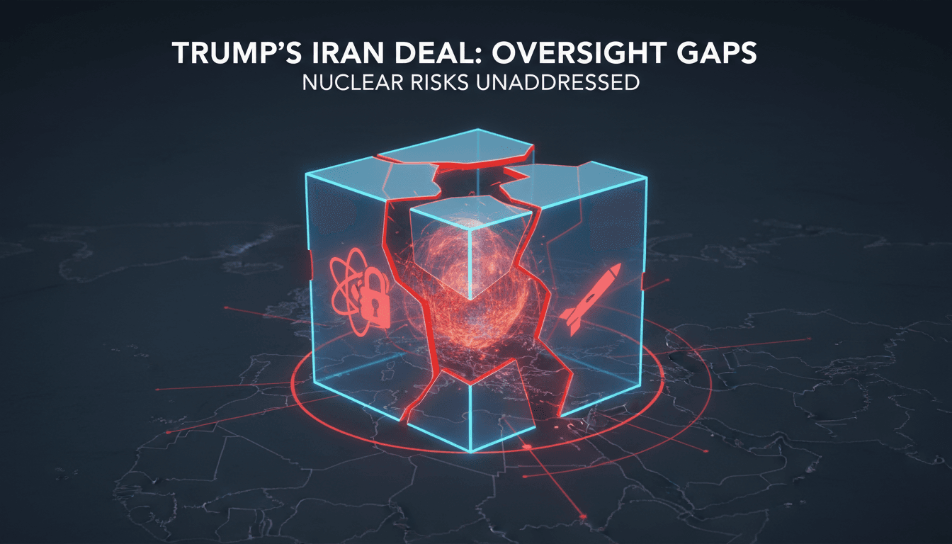 Trump announces new Iran deal amid criticism over nuclear oversight