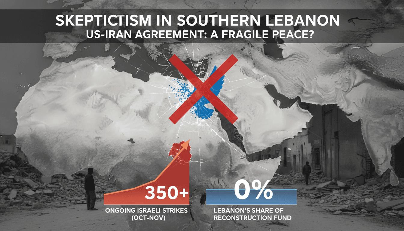 Skepticism in Southern Lebanon Following US-Iran Agreement on Hostilities