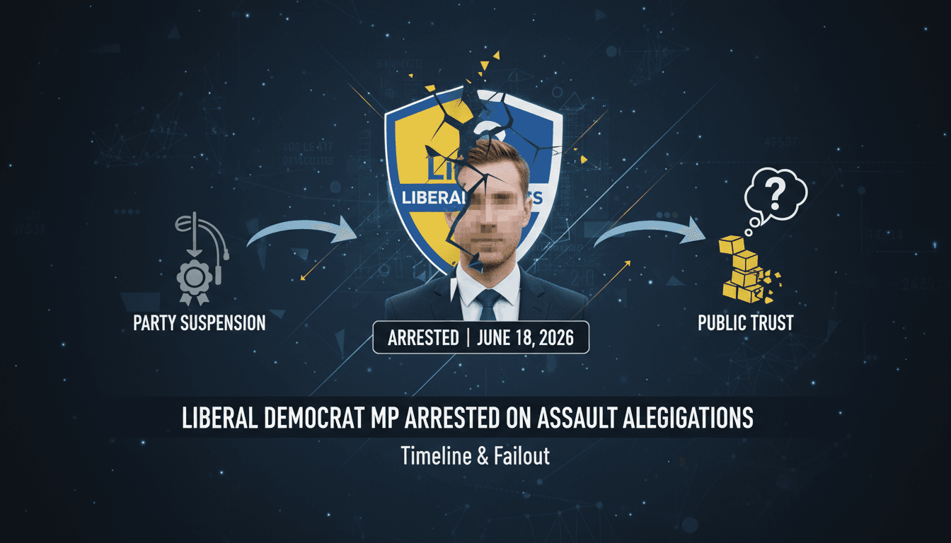 Liberal Democrat MP Cameron Thomas arrested on assault allegations