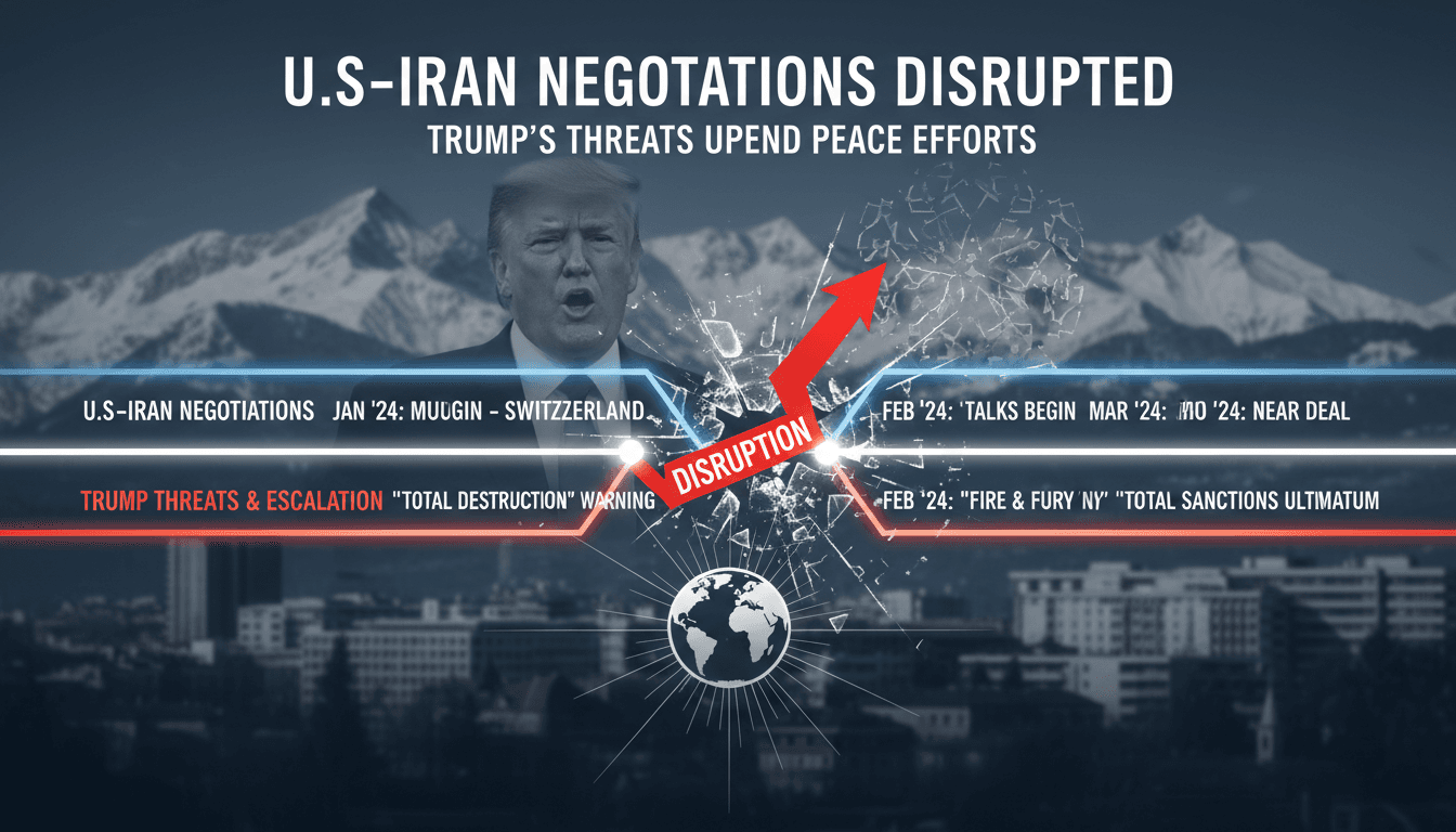 U.S.-Iran negotiations in Switzerland disrupted by threats