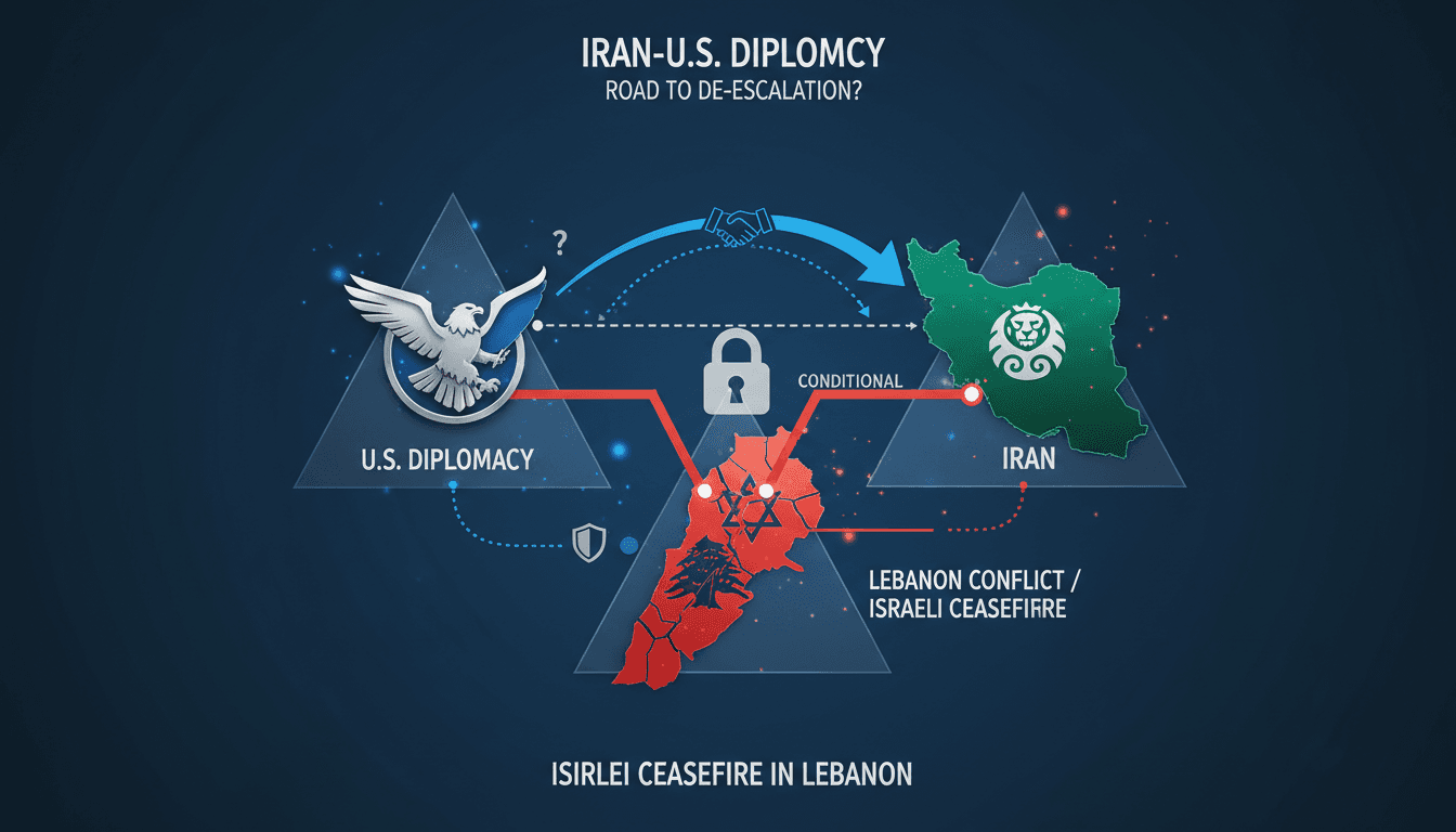 Iran's diplomatic offer to the U.S. contingent on Israel's actions in Lebanon.
