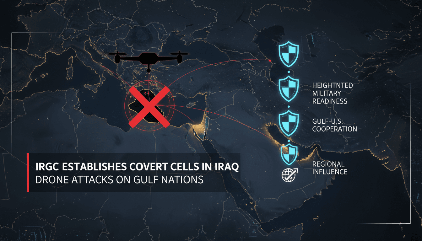 IRGC Establishes Covert Cells in Iraq for Drone Attacks on Gulf Nations