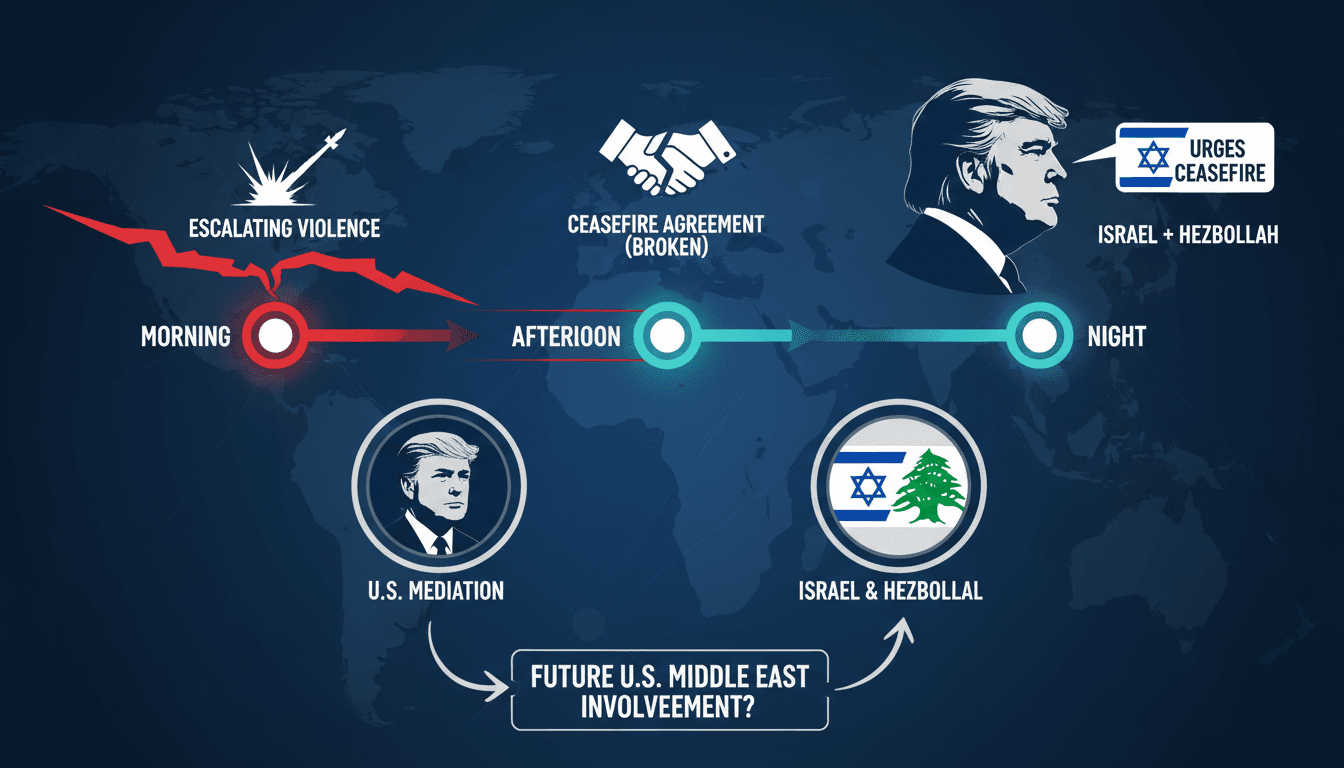 Trump urges Israel to accept ceasefire with Hezbollah amid escalating violence