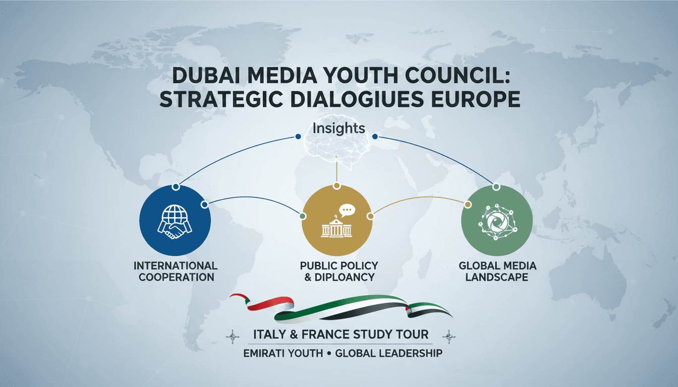 Young Emirati professionals engaging in international dialogue during the Strategic Dialogues Programme.