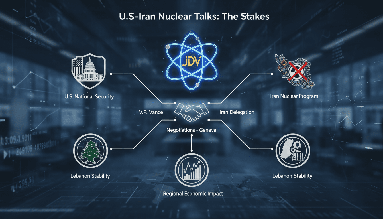 U.S. Vice President JD Vance leads nuclear negotiations with Iran in Switzerland