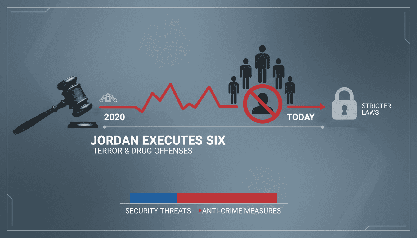 Jordanian authorities executing individuals for terrorism and drug offenses