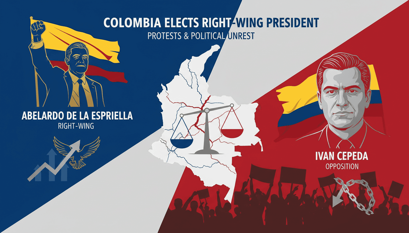 Colombia elects right-wing president amid protests and political unrest