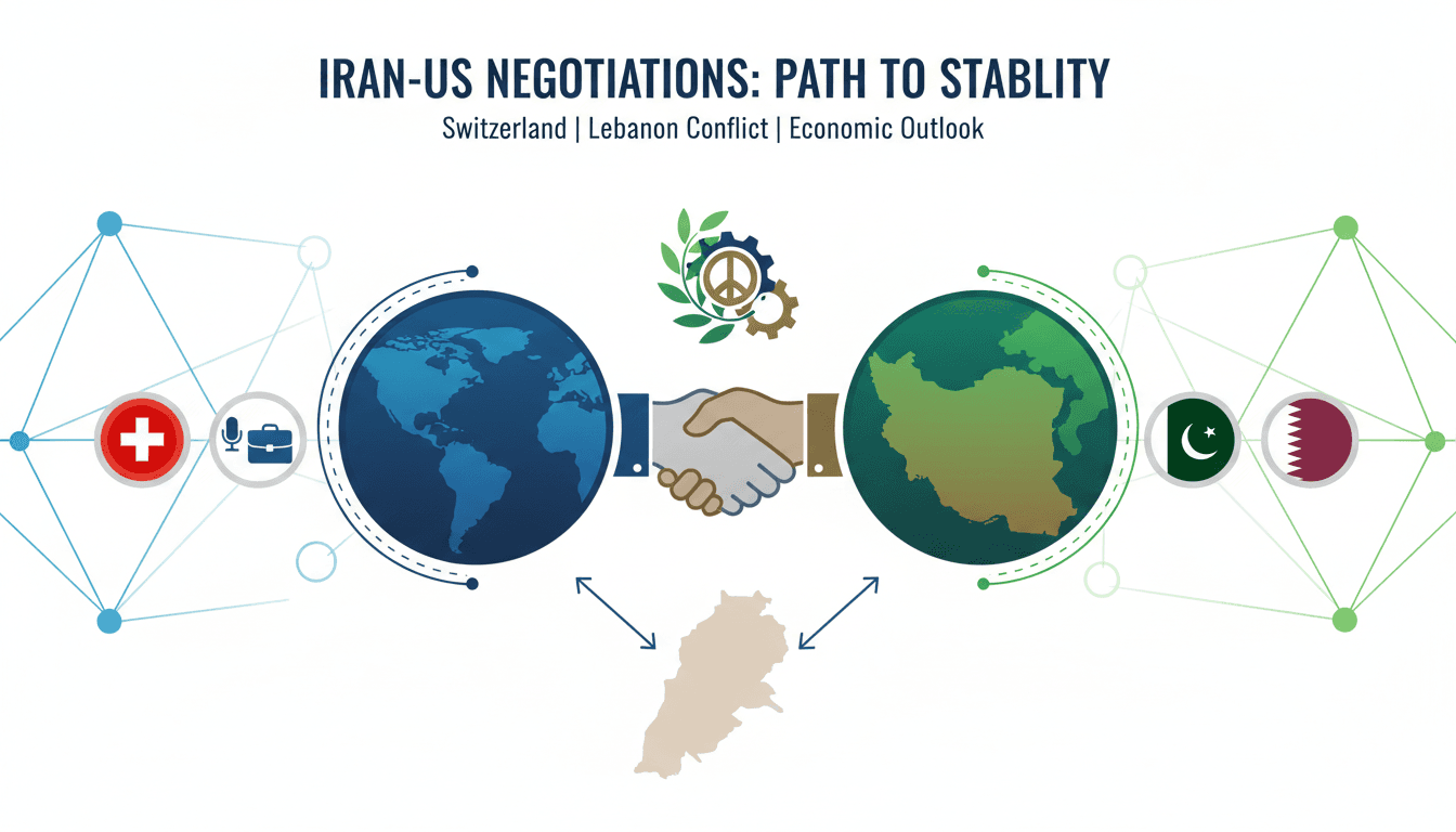 Iran and US delegations meeting in Switzerland to discuss Lebanon conflict.