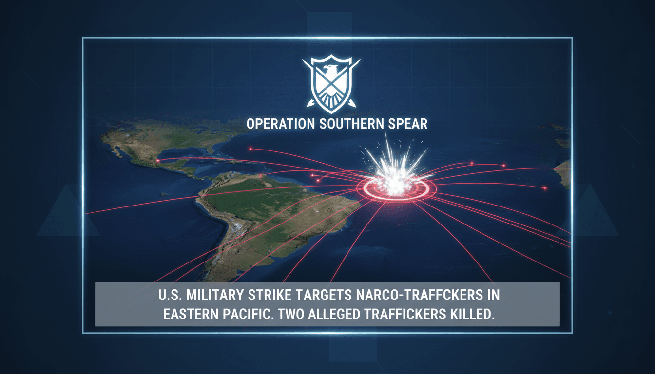 U.S. military operation targeting drug trafficking in the Pacific