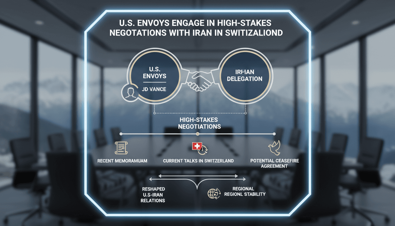 U.S. Envoys Engage in High-Stakes Negotiations with Iran in Switzerland