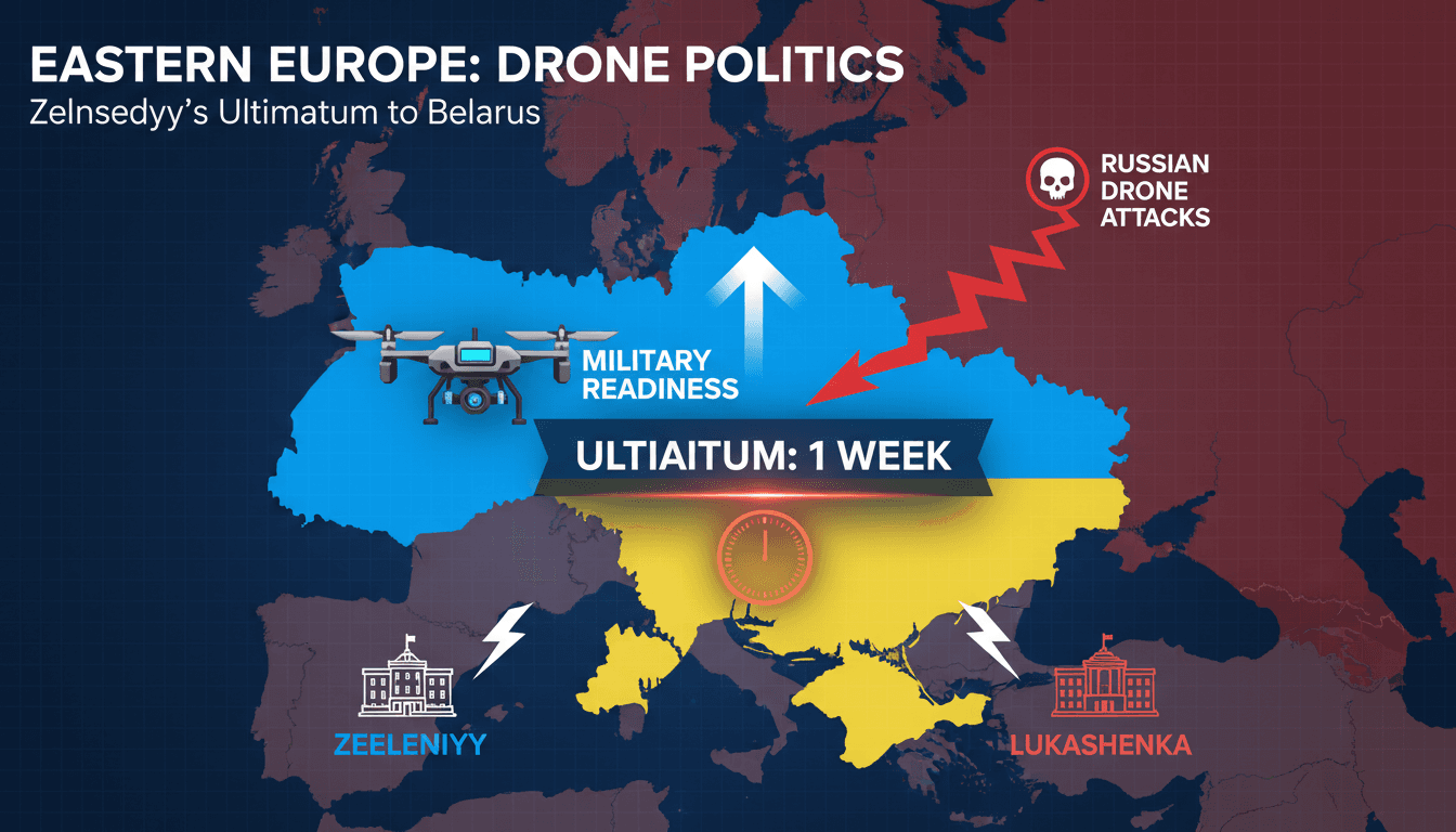 Zelenskyy issues ultimatum to Belarus over drone equipment supporting Russia