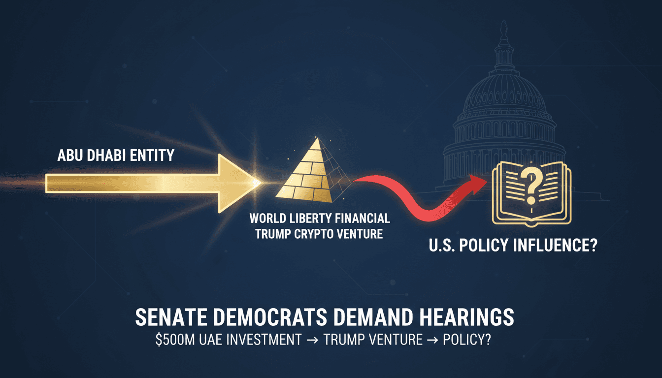 Senate Democrats discussing hearings on Trump's UAE investment