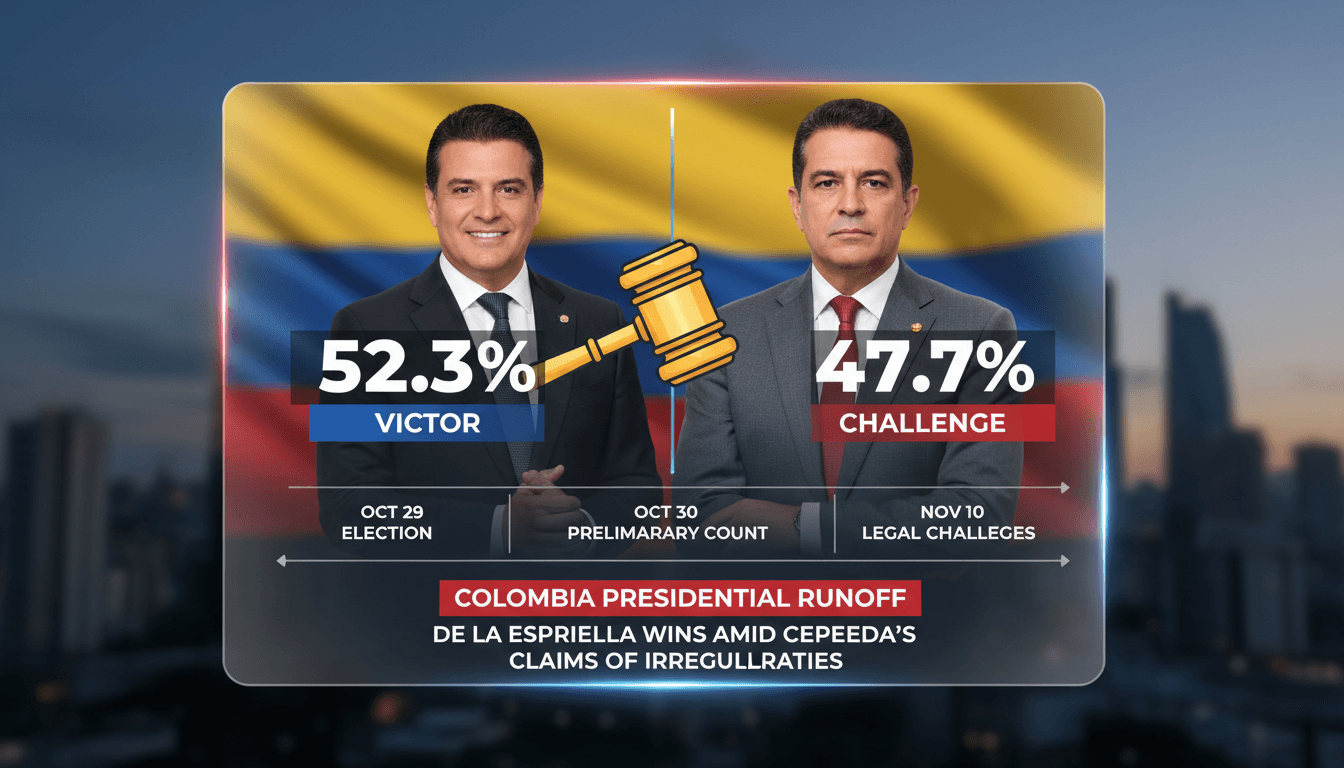 Abelardo de la Espriella celebrating his election victory in Colombia