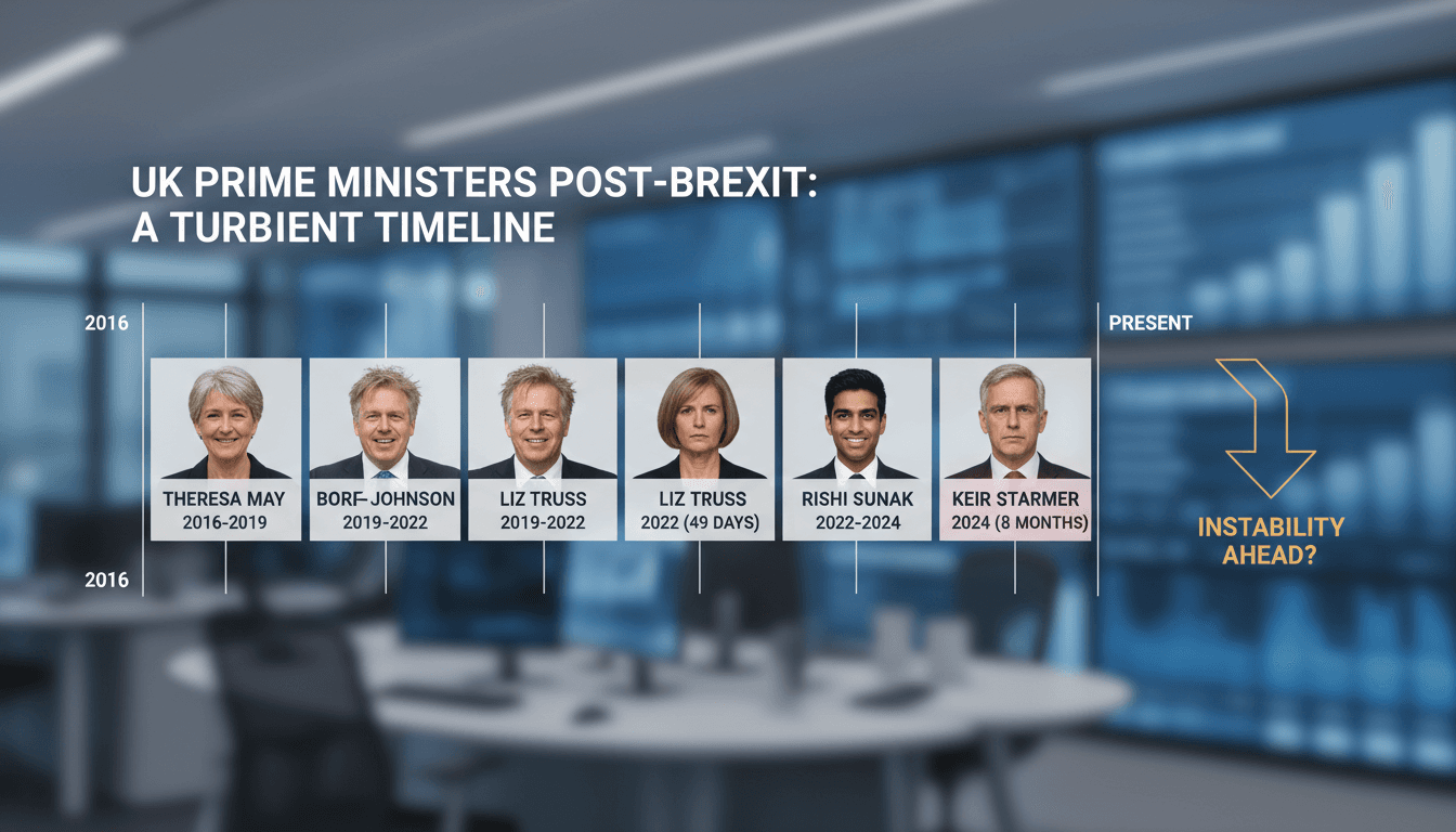 Keir Starmer announcing his resignation as UK Prime Minister