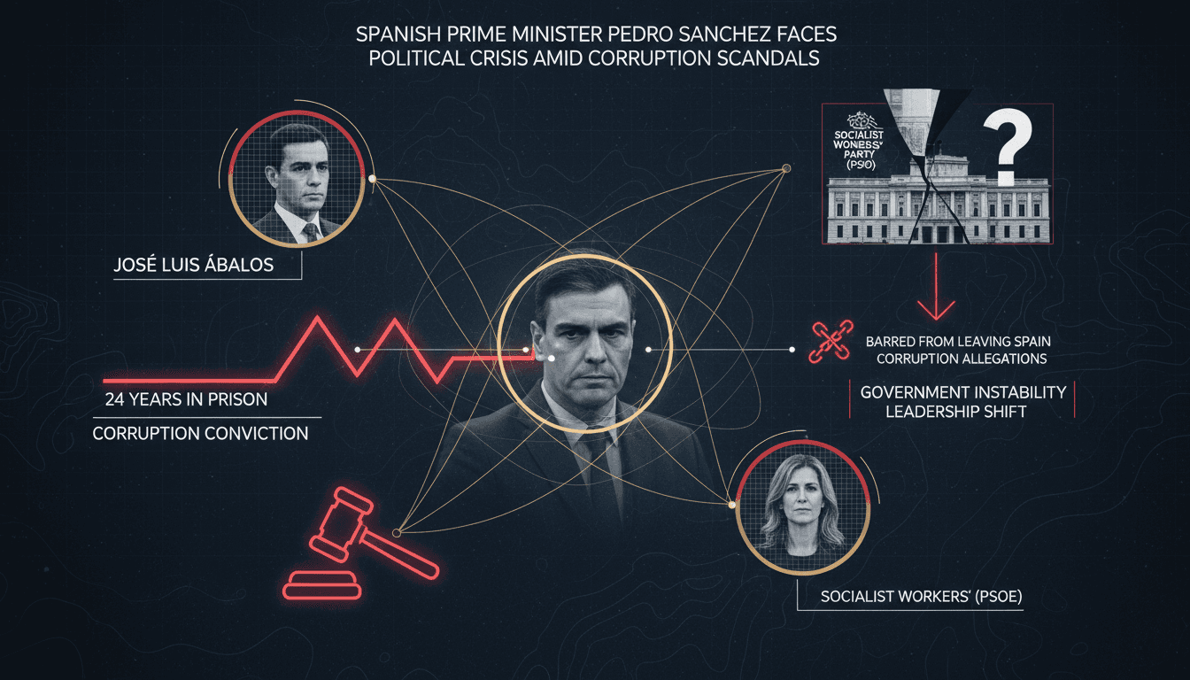 Spanish Prime Minister Pedro Sanchez Faces Political Crisis Amid Corruption Scandals
