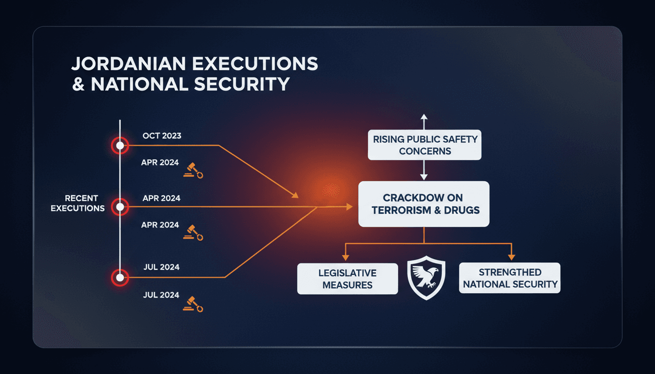 Jordan executes six individuals for terrorism and drug offenses