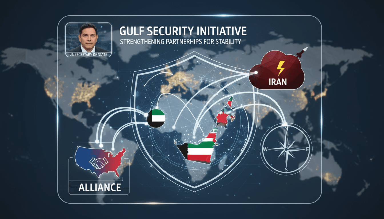 US Secretary of State Marco Rubio meeting with Gulf state leaders.