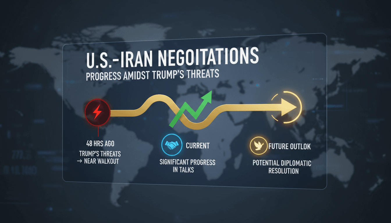 U.S.-Iran negotiations show progress despite Trump's threats